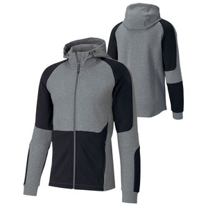 Meilleures ventes de pulls à capuche gonflés unisexes conçus sur mesure avec broderie et fermeture éclair PULLOVER d'hiver en tissu polaire - Product Image 4