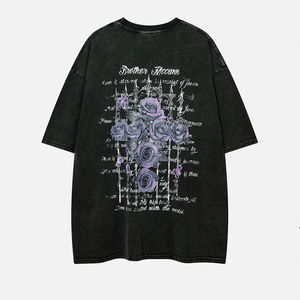 100% algodón personalizado camiseta Fabricación e impresión serigrafiada camisetas Casual Wear gráfico camisetas - Product Image 1