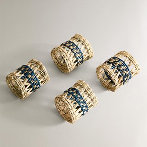 Best choice dining accessories seagrass napkins ring sea grass napkin rings table decoration - Product Image 3