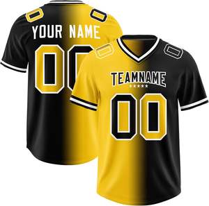 Camiseta de fútbol americano personalizada Team Ready, impresión por sublimación completa con diseños llamativos y logotipos para un máximo rendimiento - Product Image 1