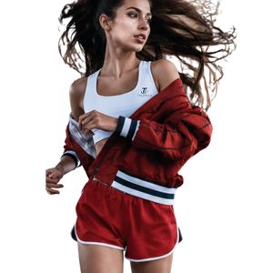 <b>Women</b>’s Sportswear Set Sports Bra Running Shorts and <b>Jacket</b> 3 Piece Gym Fitness Activewear Workout Outfit - Product Image 6
