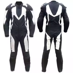 Joli look de qualité supérieure Costumes de course de moto en cuir véritable personnalisés Costumes de moto en cuir personnalisés - Product Image 1