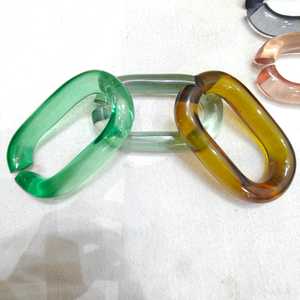 โซ่เรซิ่นตกแต่งผนัง ขนาดใหญ่ สีใส หลายสี  มีทุกสีให้เลือก - Product Image 6