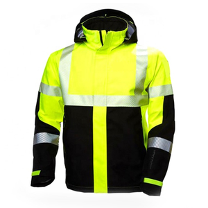 Hi Vis Chaleco DE SEGURIDAD impermeable reflectante de alta visibilidad Ropa DE TRABAJO Logo Reflectividad de dos caras Ropa de seguridad esencial - Product Image 3