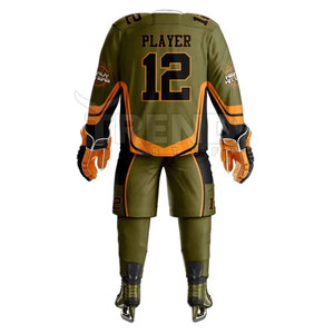 Conjuntos de hockey sobre hielo con logotipo personalizado unisex más vendidos diseña tu propia ropa de hockey sobre hielo al por mayor - Product Image 2