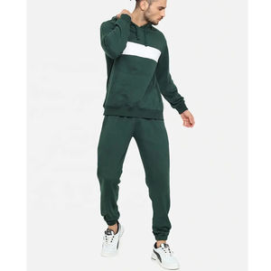 Chándal de forro polar de tecnología superior para hombre de fábrica OEM, conjuntos de Jogger de logotipo personalizado con chándales de lana de tecnología superior de punto de algodón para invierno - Product Image 2