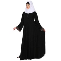 Caftan musulman de haute qualité, robe Abaya de Dubaï à grandes manches, style saoudien, vêtements islamiques pour l'Aïd, robe Abaya Kaftan, vente en gros