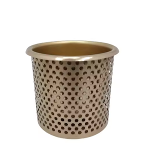 Jardinières classiques en métal Décor rond fini or Salon, restaurant, maison, jardin Jardinières décoratives à bas prix - Product Image 3