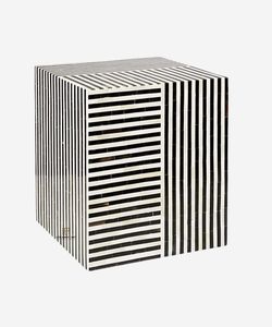 Incrustaciones de hueso artesanía contemporánea tradición personalizada y Floral Mesita de noche Gabinete Incrustaciones de hueso Sala de estar DE LA India - Product Image 3