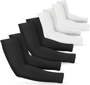 Manchons de bras de basketball en gros, solides, grande taille, respirants, protection UV, séchage rapide, unisexe, personnalisables avec nom d'équipe, pour cyclisme numérique - Product Image 6