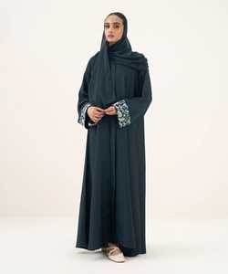 Vêtements islamiques modestes avec logo personnalisé, vente en gros d'abayas, robes jubba, longueur au sol, manches longues, femmes, haute qualité, vente chaude - Product Image 2
