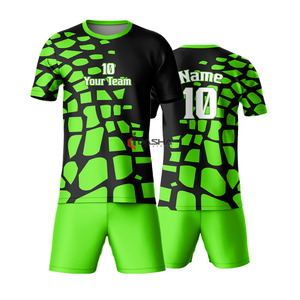 Conjunto de camiseta de fútbol de poliéster transpirable para hombre, diseño personalizado, sublimación, uniforme deportivo, venta al por mayor de fábrica para jugadores de fútbol - Product Image 5