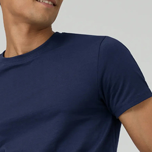 T-shirts pour hommes de haute qualité 180 g/m², coupe ajustée, couleurs vives, en coton, vêtements OEM en gros pour la mode décontractée et les tenues d'été - Product Image 5