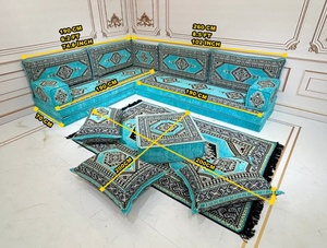 Canapé d'angle arabe - 1 ensemble de 16 pièces - Ce qui est inclus dans le prix : Housses + éponge - Product Image 2