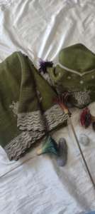 Soft Rich Shiny Dual Shaded Crunchy <b>Silk</b> Saree Along With Trendy - Product Image 5