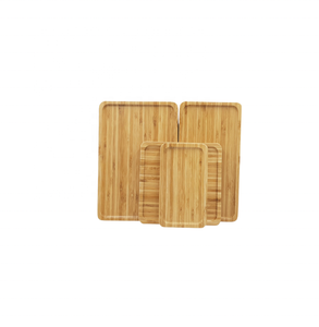 Tabla de cortar de bambú ecológica con orificio para el pulgar para almacenar comida, fruta, restaurante, utensilios de cocina para el hogar - Product Image 2