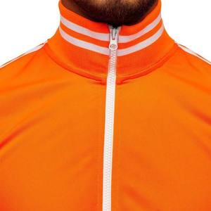 Custom Trend Chenille <b>Embroidery</b> Mens Full Zip Pullover Turn Down Collar Heavy Weight <b>Sweatshirt</b> with Pocket - Product Image 5