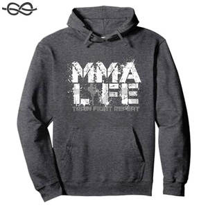 Sweat à capuche à panneau personnalisé avec logo personnalisé MMA BJJ Gym Workout Sweat de qualité supérieure Pullover Jacket Men Women - Product Image 4