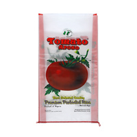 Sac tissé en BOPP/PP recyclable personnalisé avec impression flexo, couleur et logo sur mesure pour riz, céréales, farine, aliments pour animaux, engrais