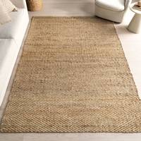 Tapis de grande surface écologique, fait main, personnalisé, en gros, 100% jute naturelle tressée, imperméable, antidérapant, rembourré, adapté aux animaux de compagnie