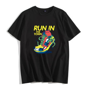 Gran oferta, Camisetas estampadas de último diseño, camiseta personalizada de poliéster 2022 para hombre, Camiseta ajustada de media manga con cuello redondo - Product Image 4