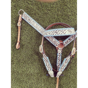 Fantaisie multicolore perlé Western Headstall et poitrine collier ensemble en cuir de qualité supérieure léger saisonnier Tack vente chaude - Product Image 5