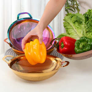 Cesta de Almacenamiento Metálica para Cocina, Organizador de Alambre para Verduras, Frutas, Despensa, Estante de Cocina, Hierro Resistente para Uso Doméstico - Product Image 2
