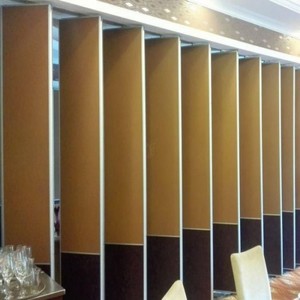 Paredes Divisorias Acústicas Operables para Salón de Banquetes de Hotel, Divisor de Habitaciones Plegable Deslizante Insonorizado - Product Image 5