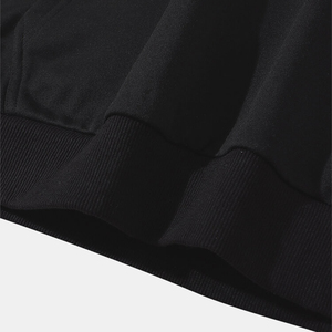 Sweat-shirts pour hommes 100% coton, sweat-shirts à capuche pour hommes, respirants, séchage rapide, sweat-shirts unis pour hommes, taille grande - Product Image 4