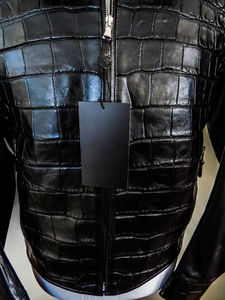 แจ็คเก็ตหนังแท้ลายนูนเคลือบผิวสำหรับผู้ชายรุ่นใหม่ล่าสุด สวมใส่สบาย ปรับแต่งได้ สองด้าน กันน้ำ ระบายอากาศ เหมาะสำหรับฤดูหนาว - Product Image 6