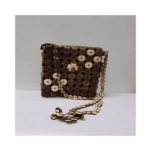 Bolso de cáscara de coco con diseño artesanal, material: piezas de cáscara de coco natural; uso: accesorio de moda; origen: artesanía vietnamita - Product Image 3