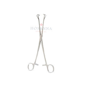 Pinzas de Tejido Babcock de Acero Inoxidable de 16 cm de Largo, Instrumento Quirúrgico Manual, Set Hosanna Surgical HS-03072025-17, Cirugía General - Product Image 2