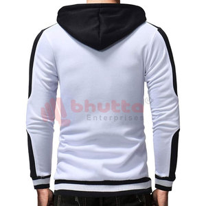 Fabricación personalizada Basics Algodón Mezclado Sólido Sudadera con capucha Custom Plain Dyed Street Fashion Winter Sherpa Fleece Pocket Hood High - Product Image 6