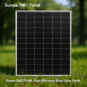 Panel Solar Negro de Alta Eficiencia Sunwe SW375-M6 - Product Image 3