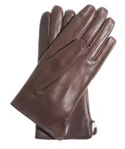Gants habillés en cuir de daim pour hommes fabriqués sur mesure Gants habillés simples à la mode à coudre à la main - Product Image 4