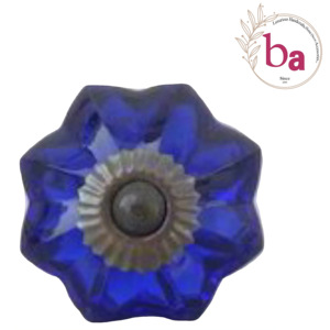 Exportation qualité cristal bleu verre meubles armoire tiroir porte boutons poignée et tirer [CRK 123] - Product Image 1