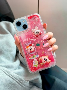Custodia custodia IOS con Glitter liquido per adolescenti 5 disegni simpatici personaggi antistress protezione per telefoni cellulari per tutti Realme - Product Image 6
