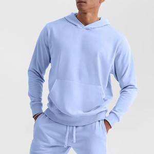 Sudadera con Capucha de Algodón para Exteriores, Estilo Urbano, Informal, Deportiva, para Gimnasio, con Capucha Ajustable, Bolsillos Delanteros y Logotipo - Product Image 1