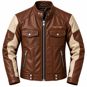 Chaqueta de Cuero Genuino Transpirable a Precio Razonable, Chaqueta de Invierno para Uso en Exteriores, Chaqueta de Cuero Genuino Ligera al por Mayor - Product Image 1