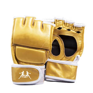 Gants MMA à paume ouverte pour une adhérence améliorée et des séances d'entraînement confortables Gants MMA ergonomiques avec absorption des chocs - Product Image 1