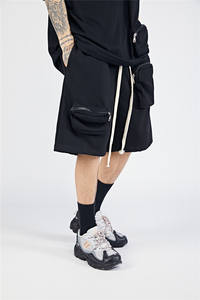 Tye and dye Logo personnalisé Streetwear français éponge polaire survêtement vêtements unisexe bouffée impression Gym sweats à capuche sweats et shorts ensembles - Product Image 3