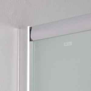 KORICINI Cabine de douche moderne en verre satiné 6 mm, carrée 70x70, porte coulissante, facile à nettoyer, ensemble de six pièces - Product Image 6