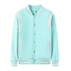 แจ็คเก็ตมหาวิทยาลัยแจ็คเก็ตเบสบอลเลตเทอร์แมนหลายสีไหล่ลายทางสำหรับทุกเพศคุณภาพระดับพรีเมียมกำหนดเอง - Product Image 2