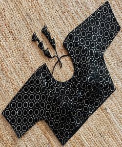 Prêt à porter femmes indiennes Designer broderie travail Blouses fête porter mariage Designer dernières dames porter Blouse vêtement - Product Image 4