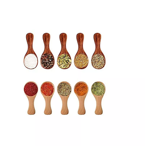 เครื่องใช้ในครัวทำจากไม้แบบสั่งทำ,อุปกรณ์บนโต๊ะอาหารช้อนตักข้าวซุปช้อนขนาดเล็กแบบโบราณสำหรับใช้ในครัวเรือน - Product Image 4