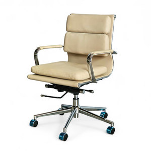 Silla de Oficina Ergonómica con Altura Ajustable y Reposacabezas, Diseño Minimalista, Tapicería de Tela para Oficina en Casa - Product Image 1