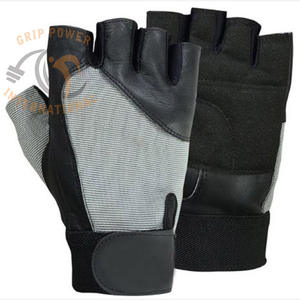Gants de sport unisexes en cuir noir et néoprène rose, fermeture à cordon, microfibre respirante et légère pour la musculation - Product Image 3
