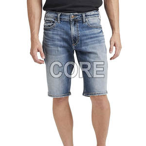 กางเกงยีนส์ขาสั้นสำหรับผู้ชายกางเกงขาสั้นลำลอง - Product Image 1