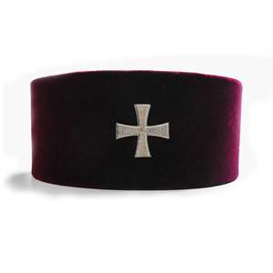 Nouvelle conception de boîte de rangement pour couronne maçonnique / Casquette souple, Régalia maçonnique, Maître maçon, Artisanat maçonnique, Rang provincial, Brodé - Product Image 1