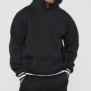 Automne hiver Logo personnalisé MenTraining Jogging Suit cordon de serrage hommes sweats à capuche ensemble vêtements de sport décontractés - Product Image 6